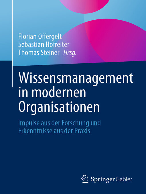 Title details for Wissensmanagement in modernen Organisationen by Florian Offergelt - Available